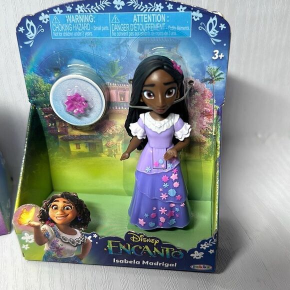 Disney Encanto ISABELA MADRIGAL 3" Figure Mini Doll Jakks NEW and Luisa Madrigal - Picture 4 of 5